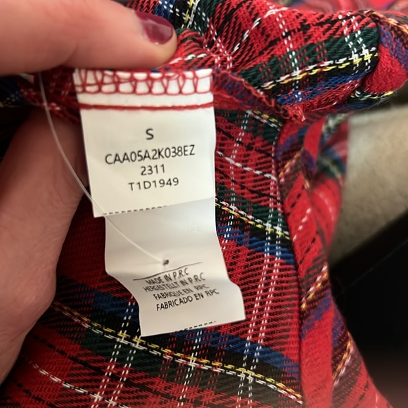 Cupshe Red Plaid Dress - Picture 3 of 4